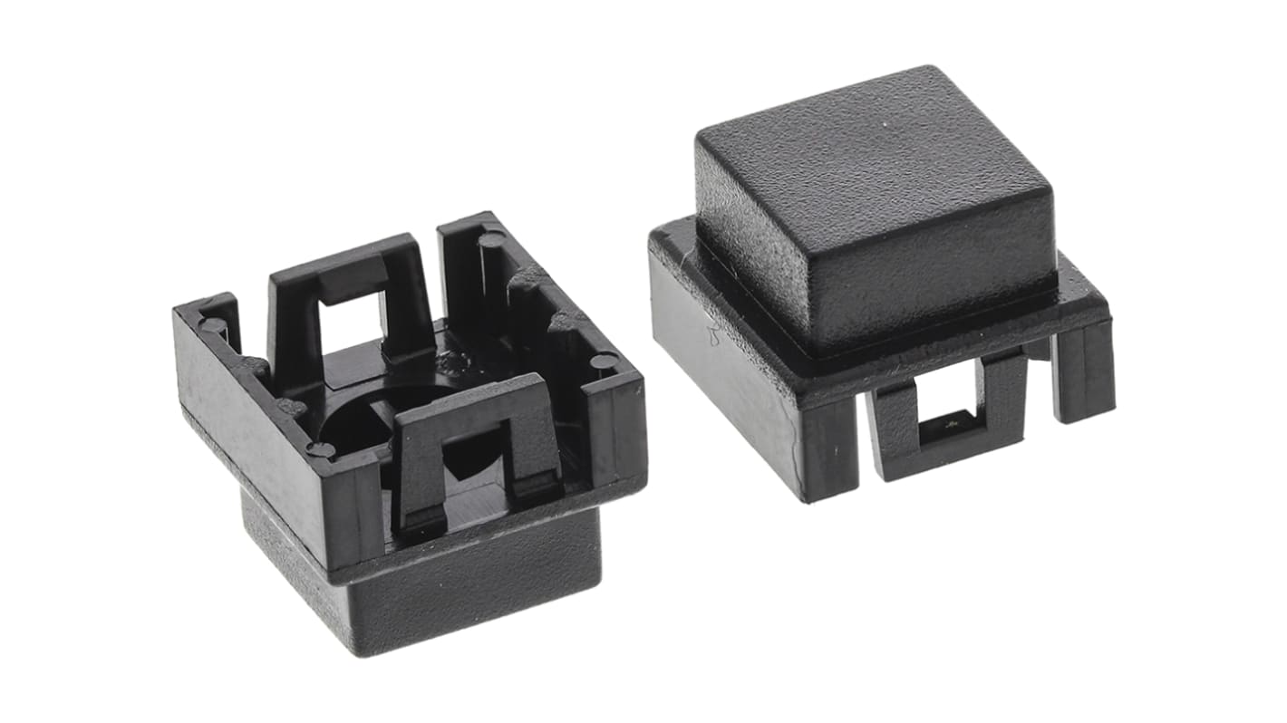 C & K Black Tactile Switch Cap for KSA Series, KSL Series, BTN K01 90