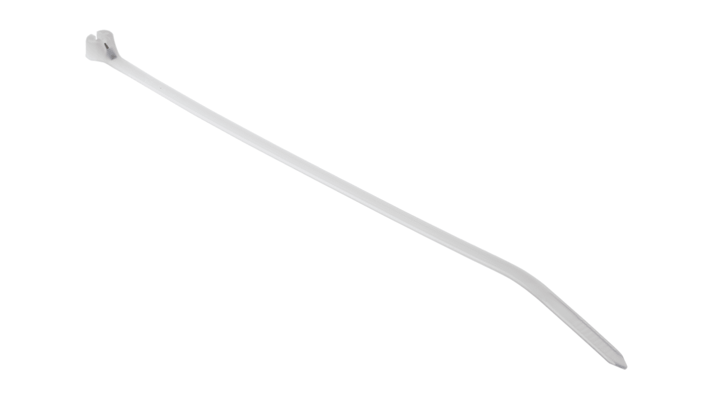 Thomas & Betts Cable Ties, Cable Ties, 140mm x 3.56 mm, Natural Nylon, Pk-1000