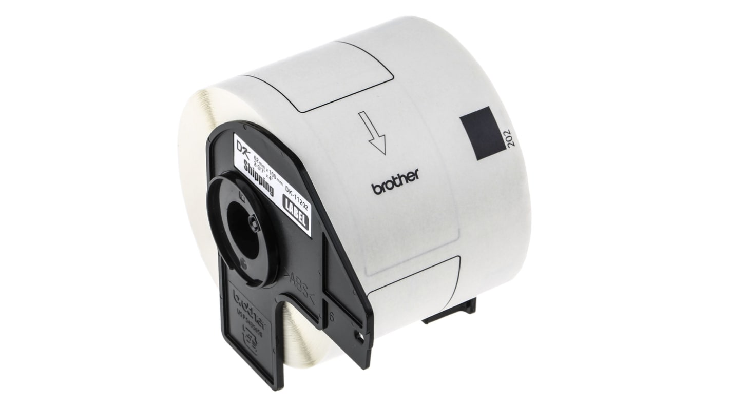 Brother Etikette auf Rolle H. 62mm B. 100mm für QL 1060 N, QL 1100, QL 1100 Series, QL 1110 NWB, QL 500, QL 500 A, QL