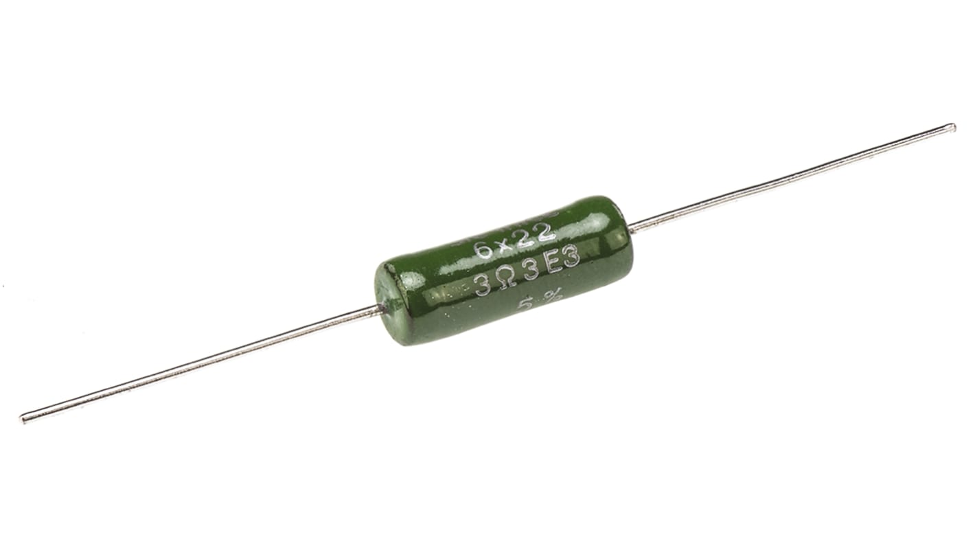 Vishay 3.3Ω Wire Wound Resistor 7W ±5% RWM06223R30JA15E1