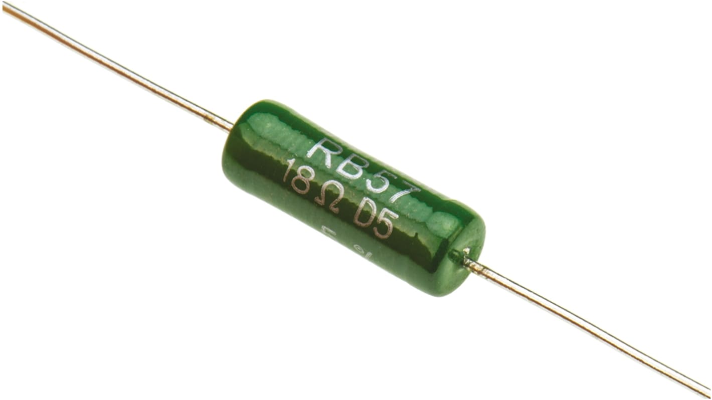 Vishay 18Ω Wire Wound Resistor 7W ±5% RWM062218R0JA15E1