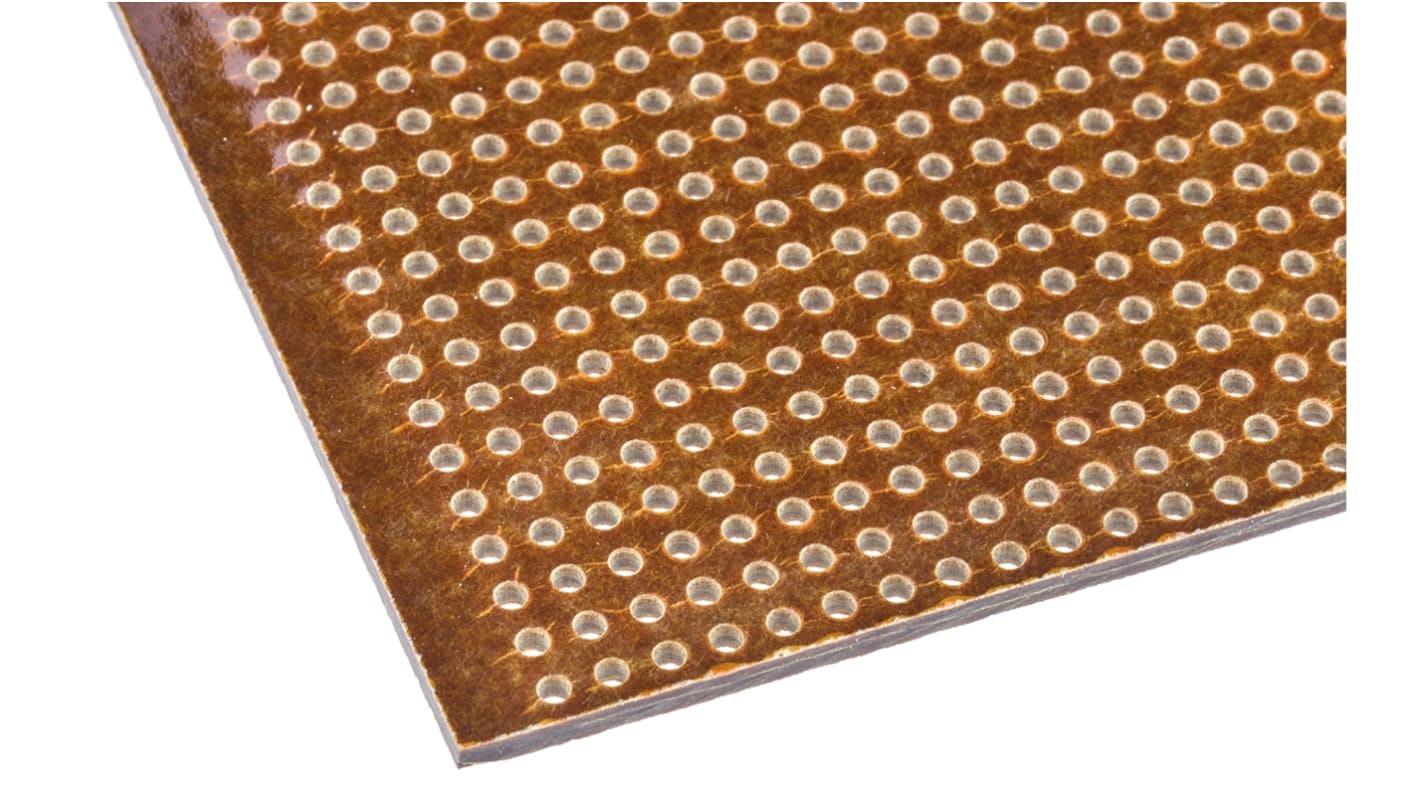 Vero Technologies 万能板, 148.08mm长, 114.3mm宽, 2.54 x 2.54mm孔间距, 1.3mm孔直径