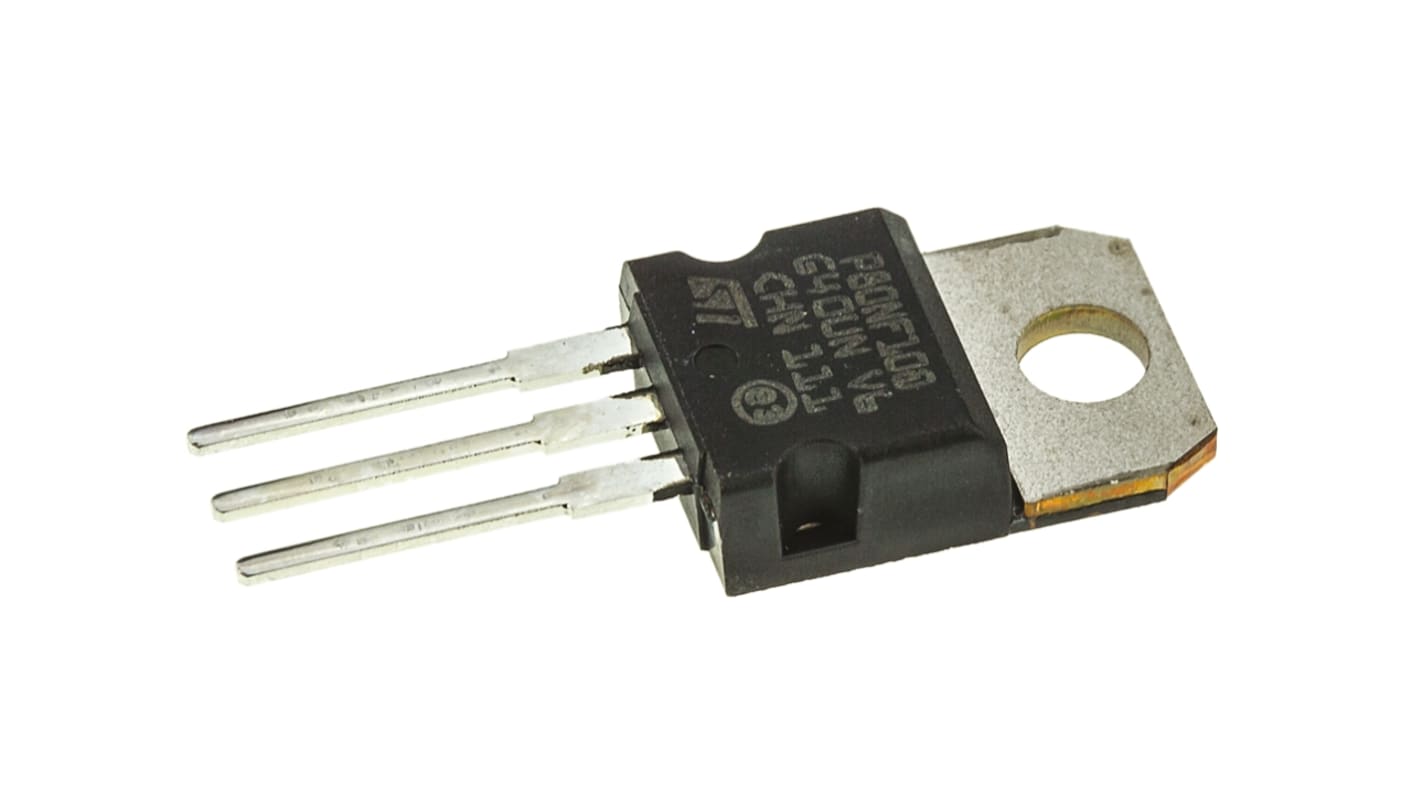 STMicroelectronics STripFET II N-Channel MOSFET, 80 A, 100 V, 3-Pin TO-220 STP80NF10