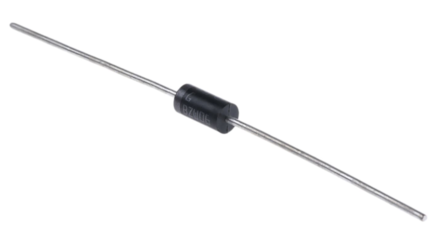 STMicroelectronics BZW06-5V8, Uni-Directional TVS Diode, 600W, 2-Pin DO-15