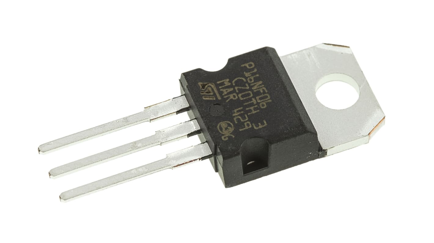 STMicroelectronics STripFET N-Channel MOSFET, 16 A, 60 V, 3-Pin TO-220 STP16NF06