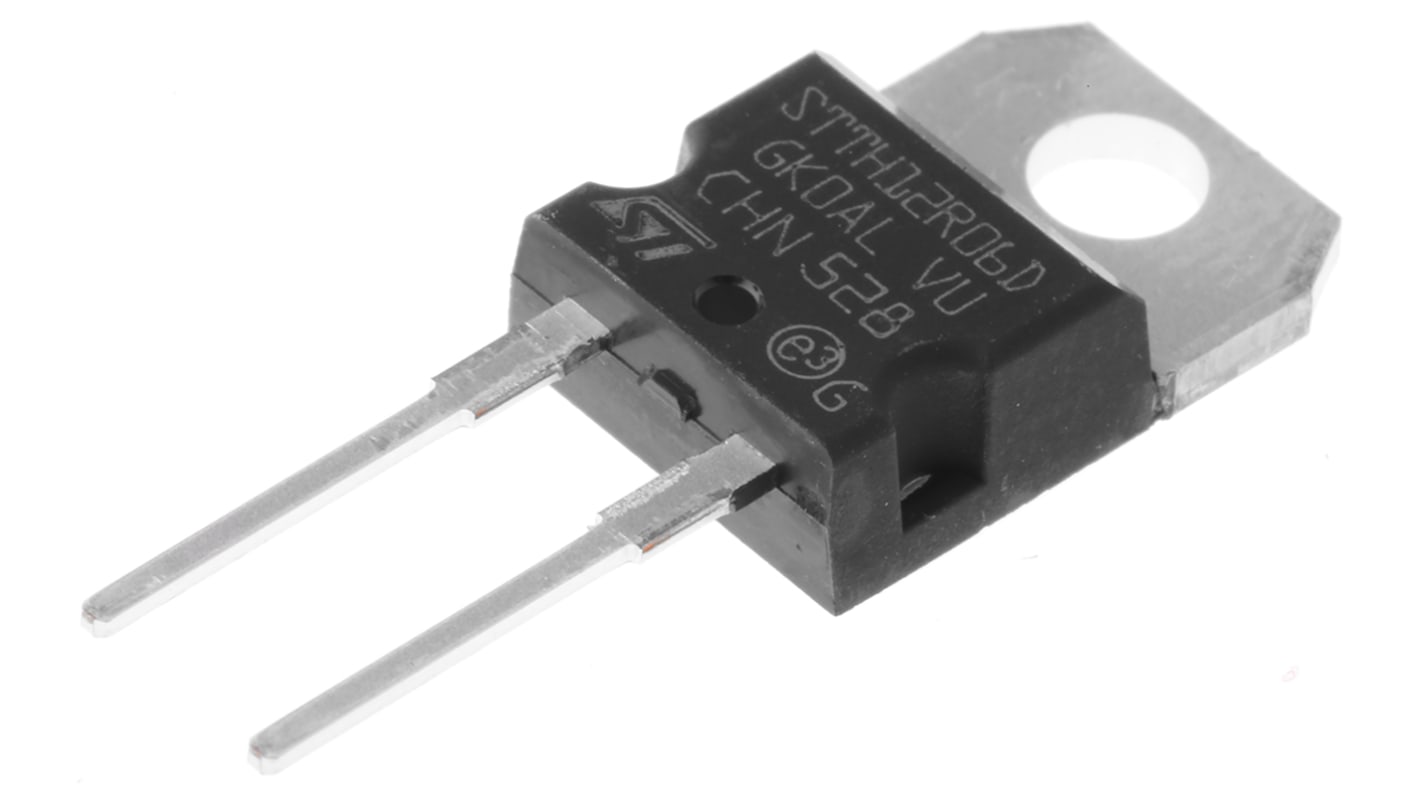 STMicroelectronics THT Diode, 600V / 12A, 2-Pin TO-220AC