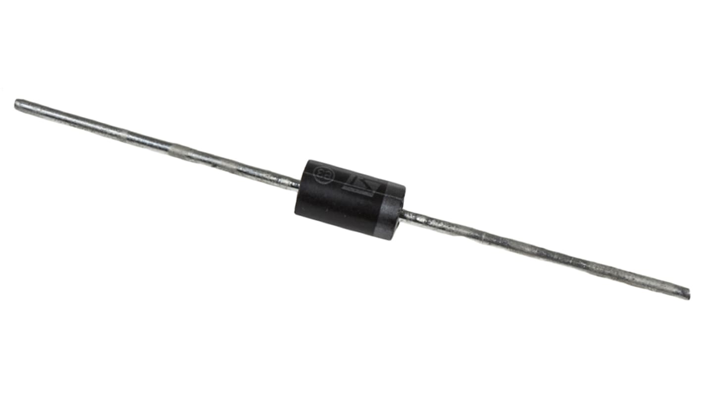 Diodo STMicroelectronics, Su foro, 5A, 600V, DO-201AD, Switching