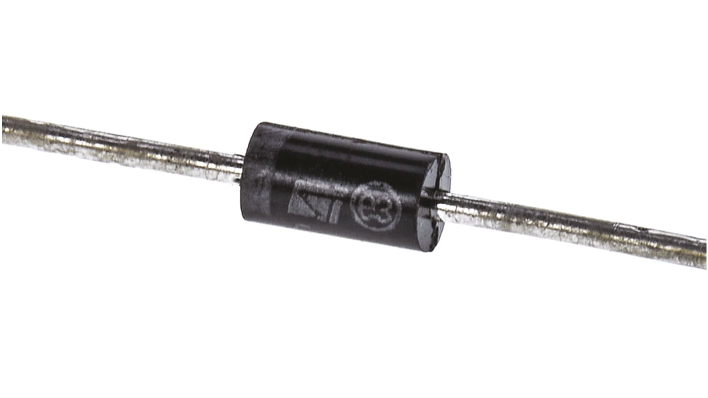 STMicroelectronics 40V 1A, Schottky Diode, 2-Pin DO-204AL 1N5819