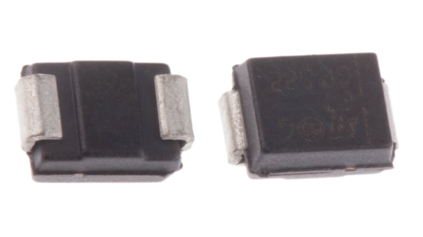 STMicroelectronics, TVS-diode, 600W, Envejs, 59V, 28.2V, 2 ben, DO-214AA (SMB), SM6T33A
