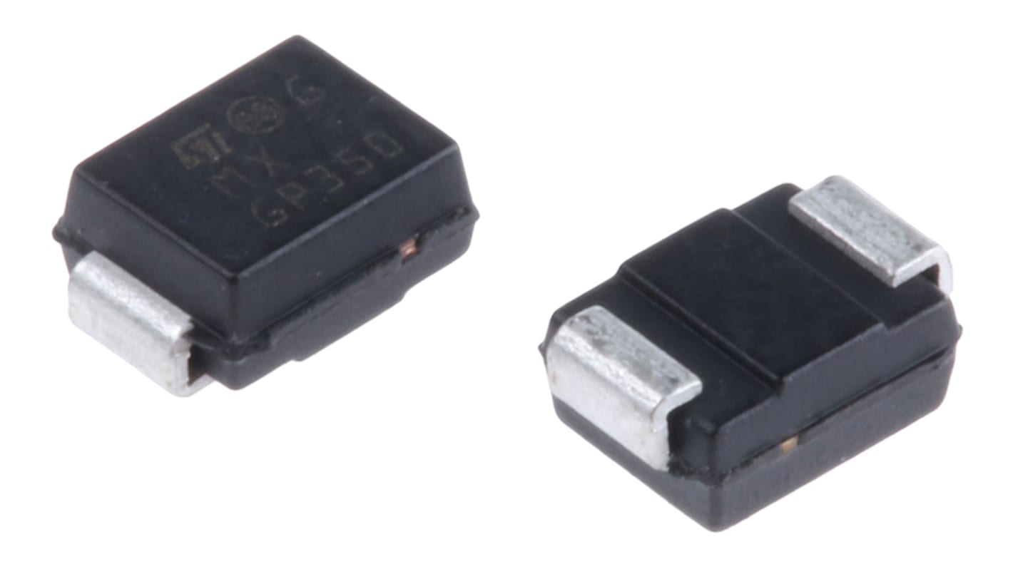STMicroelectronics SM6T39CA, Bi-Directional TVS Diode, 600W, 2-Pin DO-214AA