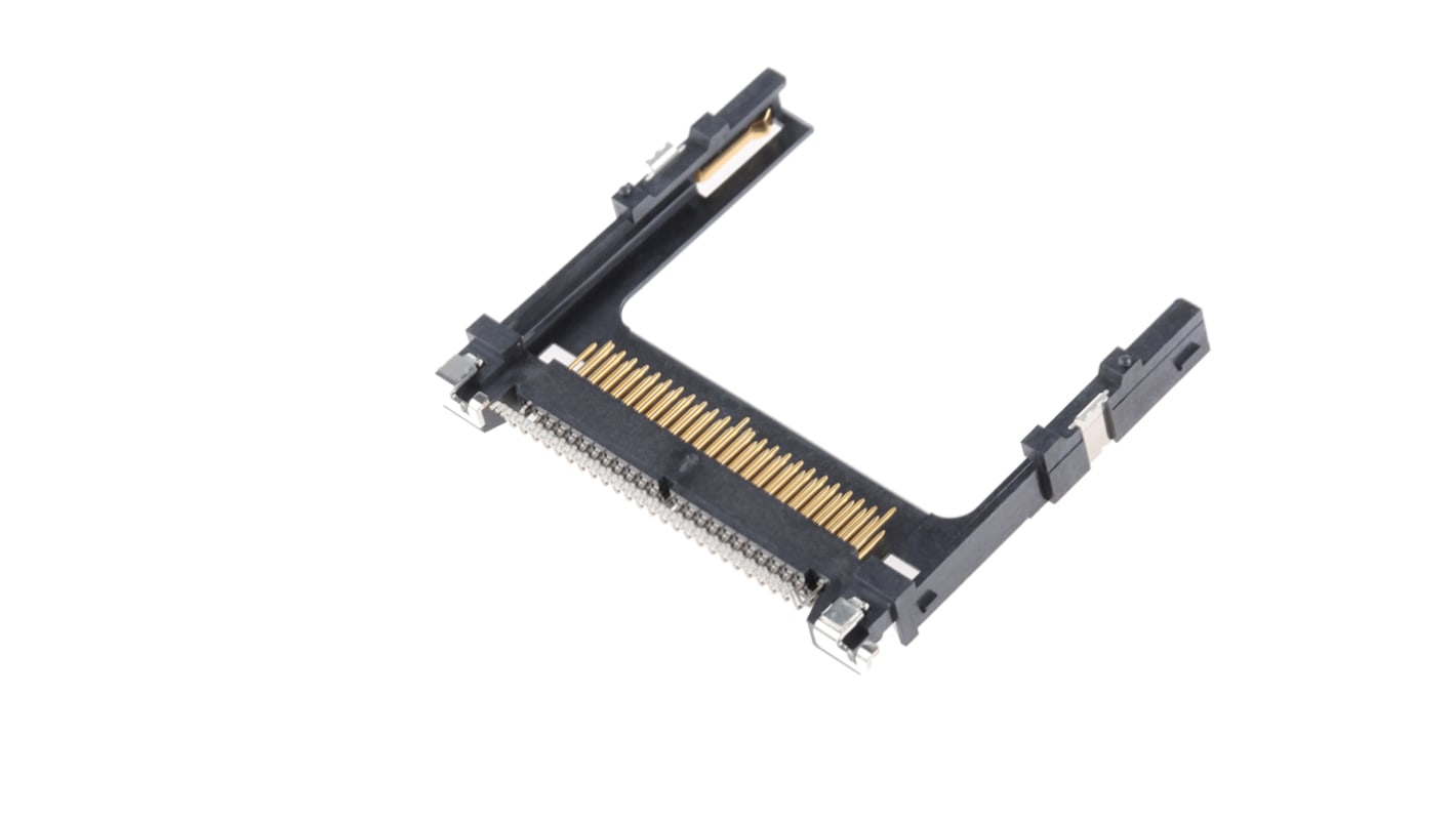 Molex, 55364 50 Way Right Angle Compact Flash Memory Card Connector With Solder Termination