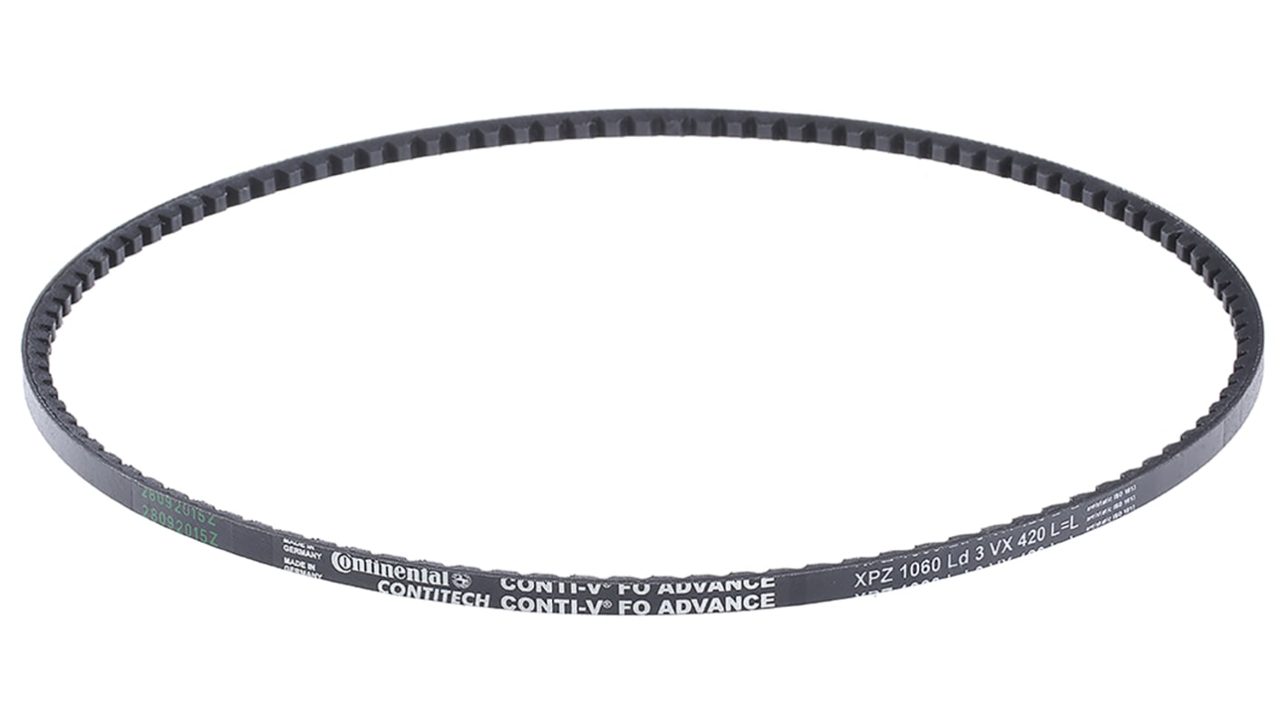 Contitech Drive Belt, belt section XPZ, 1060mm Length