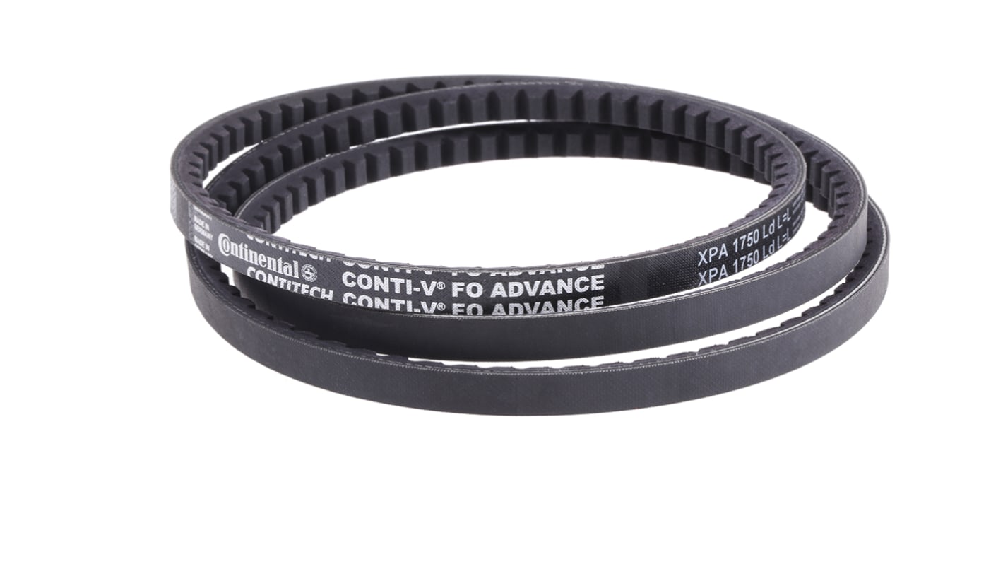 Contitech Drive Belt, belt section XPA, 1750mm Length