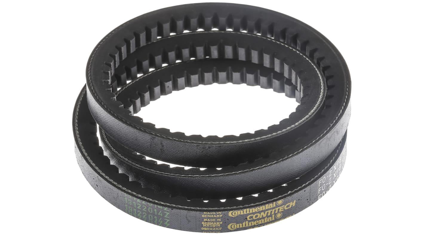 Contitech XPB型传动皮带, 1320mm长, 13mm高, 16.3mm顶宽, 橡胶制, CONTI FO-Z系列