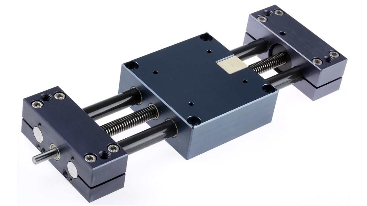 Tavola di posizionamento Igus, lunga 245mm, corsa da 100mm, carrello da 85mm x 85mm, carico statico 2800N