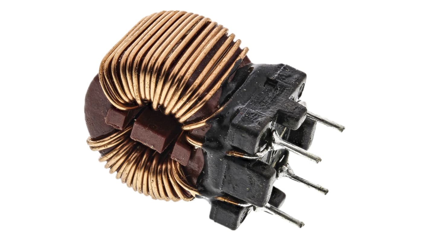 Wurth 2.2 mH ±30% Common Mode Choke, 2A Idc, 70mΩ Rdc 250 V ac, WE-CMB