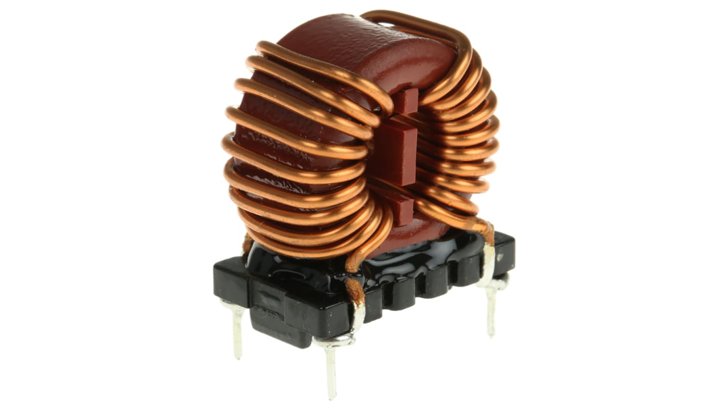 Wurth 1 mH ±30% Leaded Inductor, 12A Idc, 9mΩ Rdc, WE-CMB HC