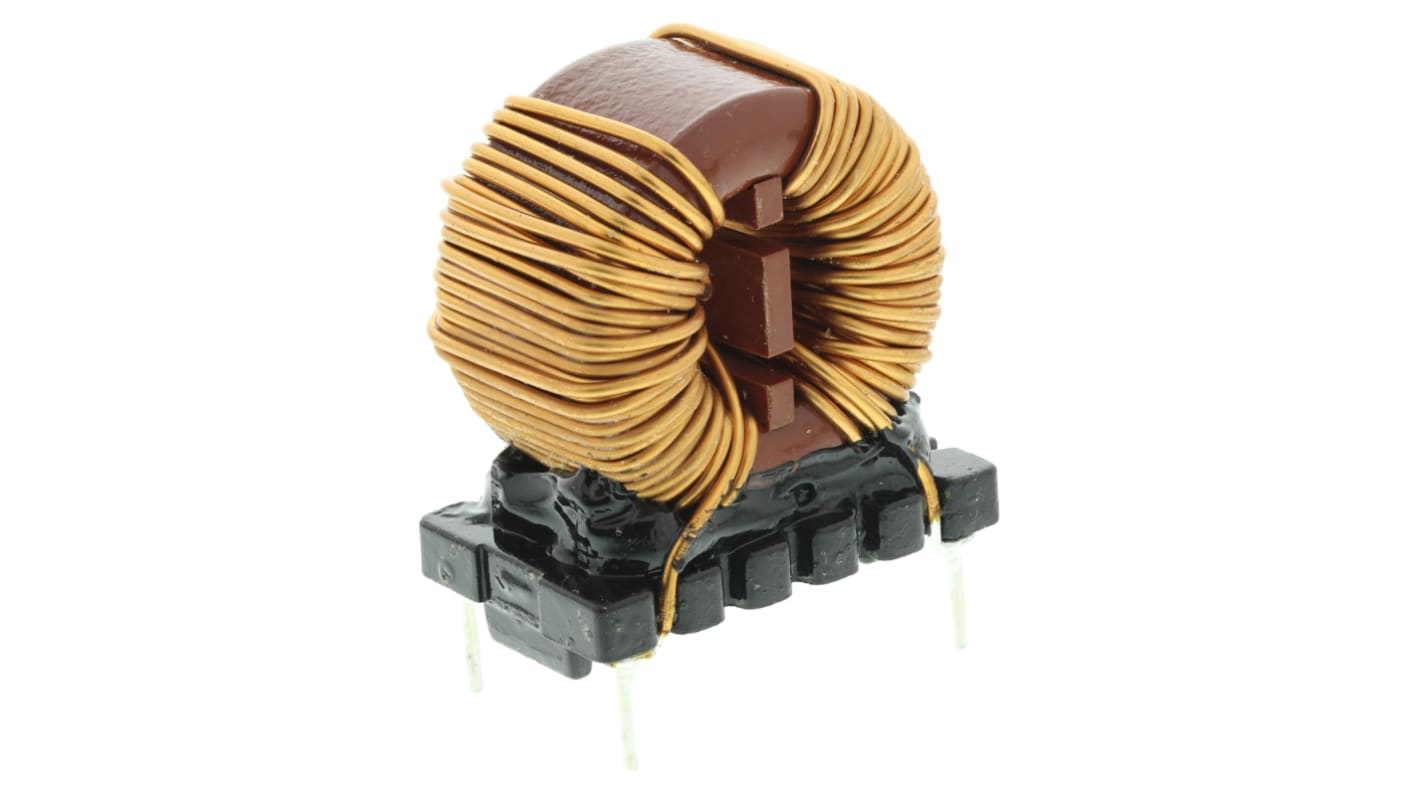 Wurth 10 mH ±30% Common Mode Choke, 5A Idc, 55mΩ Rdc 250 V ac, WE-CMB