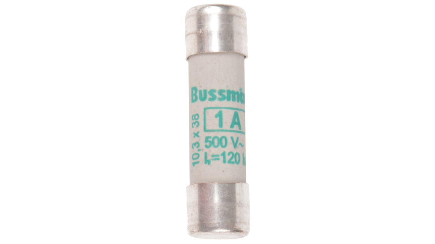 Fusibile a cartuccia Eaton C1, 1A, Ø 10 x 38mm, 500V ca