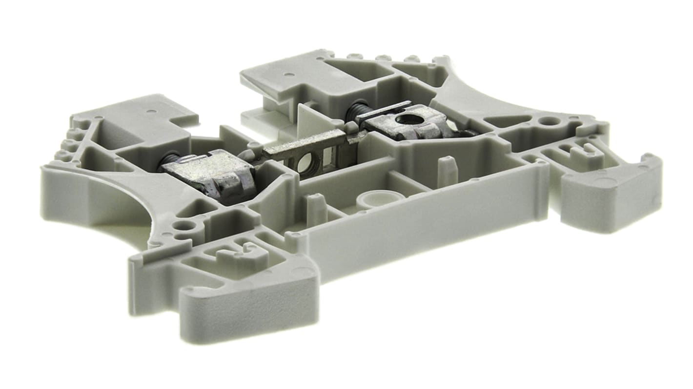 Weidmuller 1036700000 WDU Series White, 4mm², Single-Level, Screw Termination, ATEX