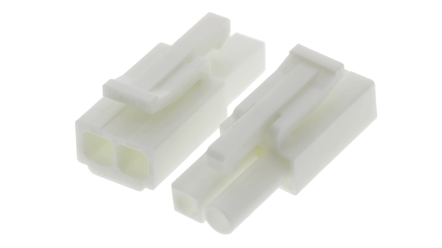 JST, EL Male Connector Housing, 4.5mm Pitch, 2 Way, 1 Row