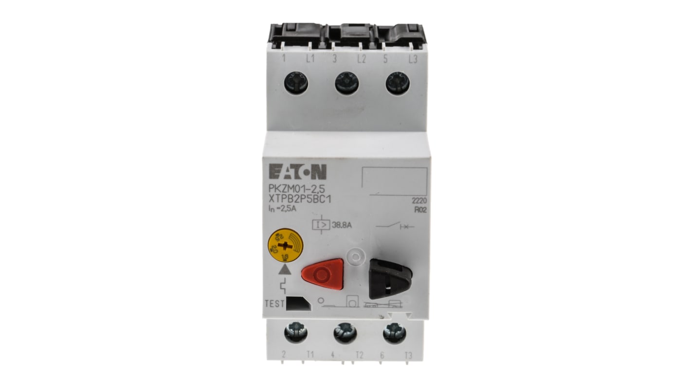 278481 PKZM01-2,5 | Eaton 1.6 → 2.5 A Motor Protection