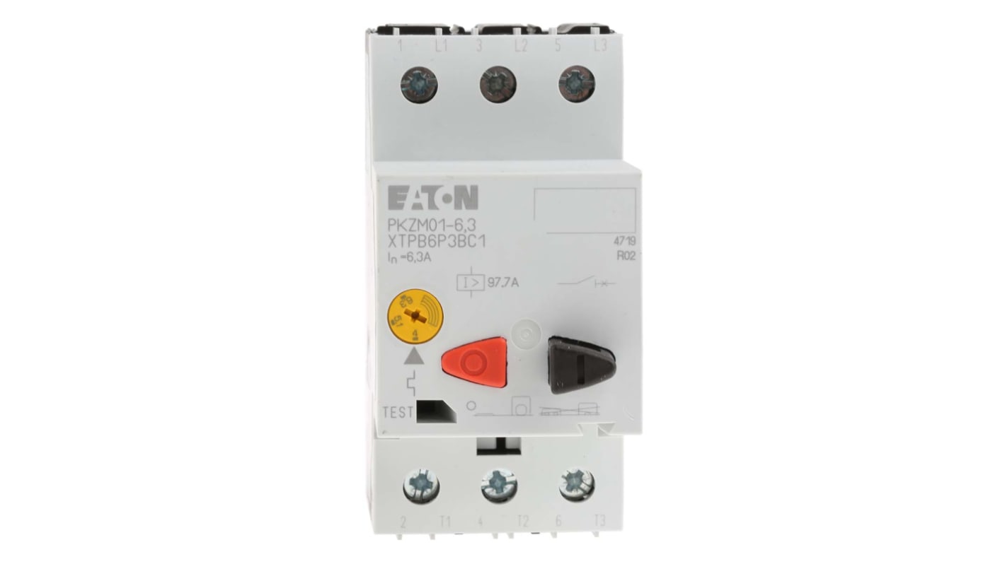 Eaton 4 → 6.3 A Motor Protection Circuit Breaker, 690 V ac