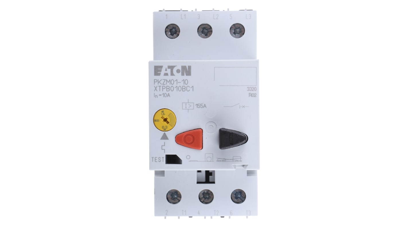 Eaton 6.3 → 10 A Motor Protection Circuit Breaker, 690 V ac
