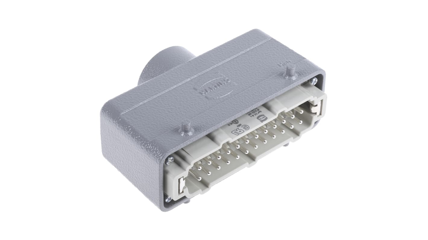 HARTING Surface Kit, 24 Way, 16A, Male, Han E, 500 V