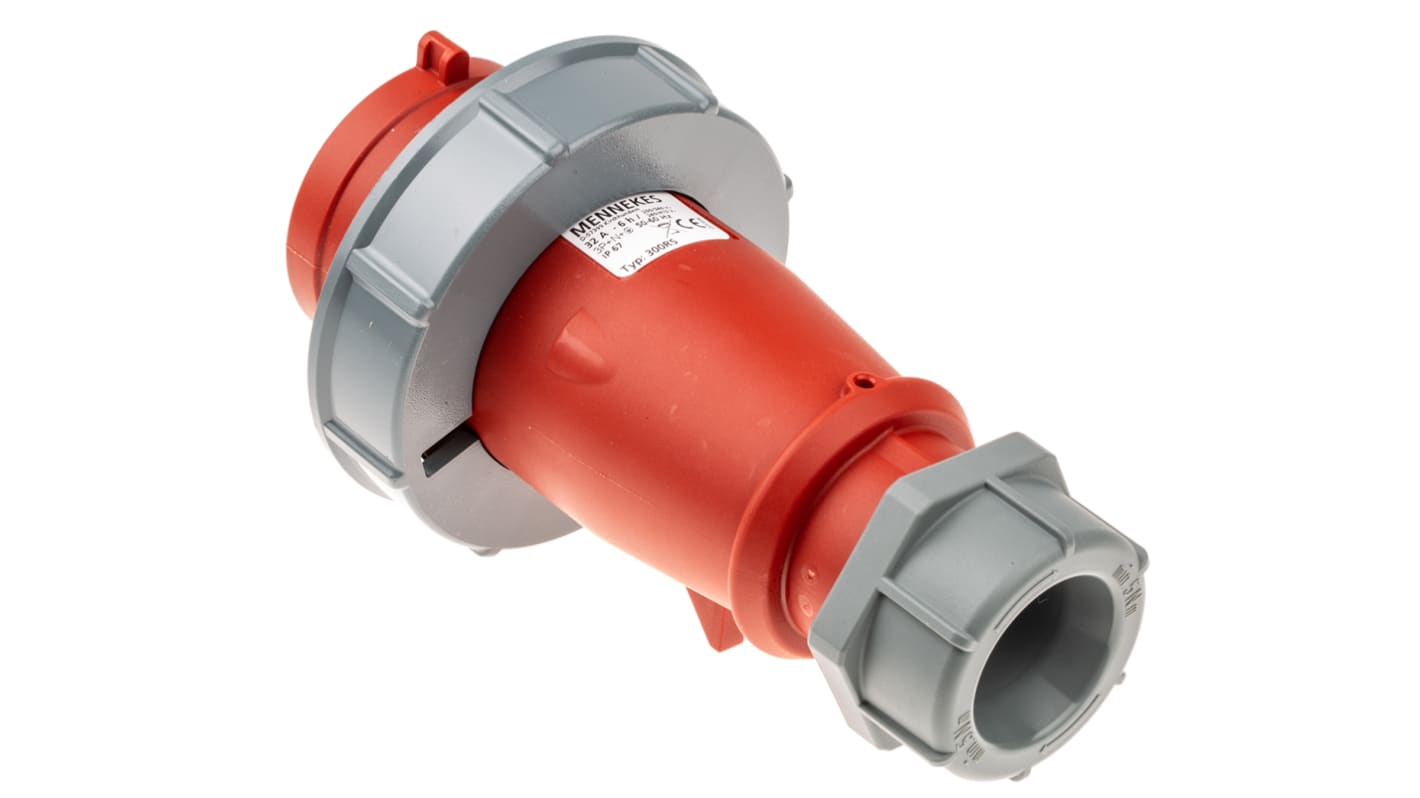Connettore di alimentazione industriale MENNEKES AM-TOP Maschio, 3P + N + E, 32A, Montaggio su cavo