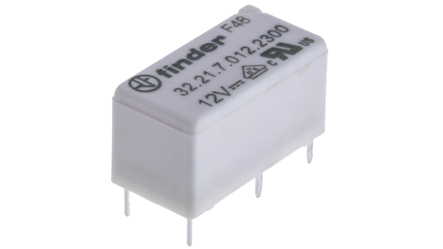 Finder 12V dc Spule 1-poliger Schließer Printrelais 6A 720Ω 200mW Monostabiles Relais