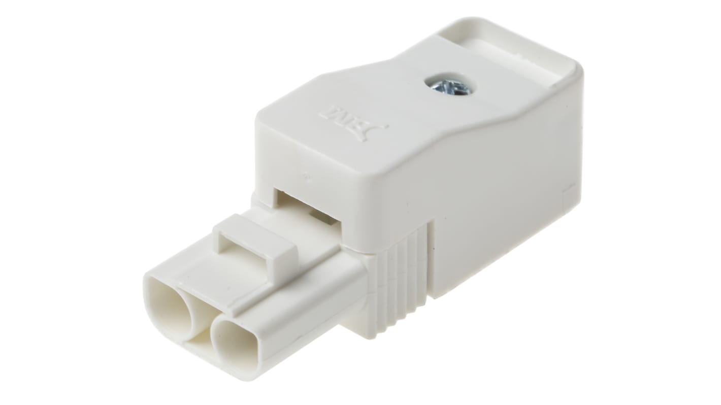 RS PRO Non-Fused Terminal Block, 2-Way, 16A, 2.5 mm² Wire, Screw Down Termination