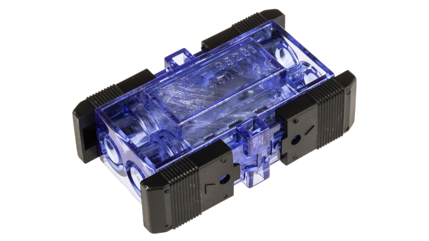 RS PRO Non-Fused Terminal Block, 2-Way, 101A, 10 → 25 mm² Wire, Screw Down Termination