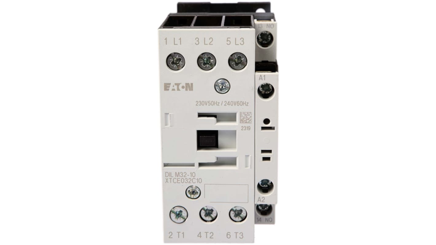 Eaton xStart Contactor, 230 V ac Coil, 3-Pole, 32 A, 15 kW, 3NO, 400 V ac