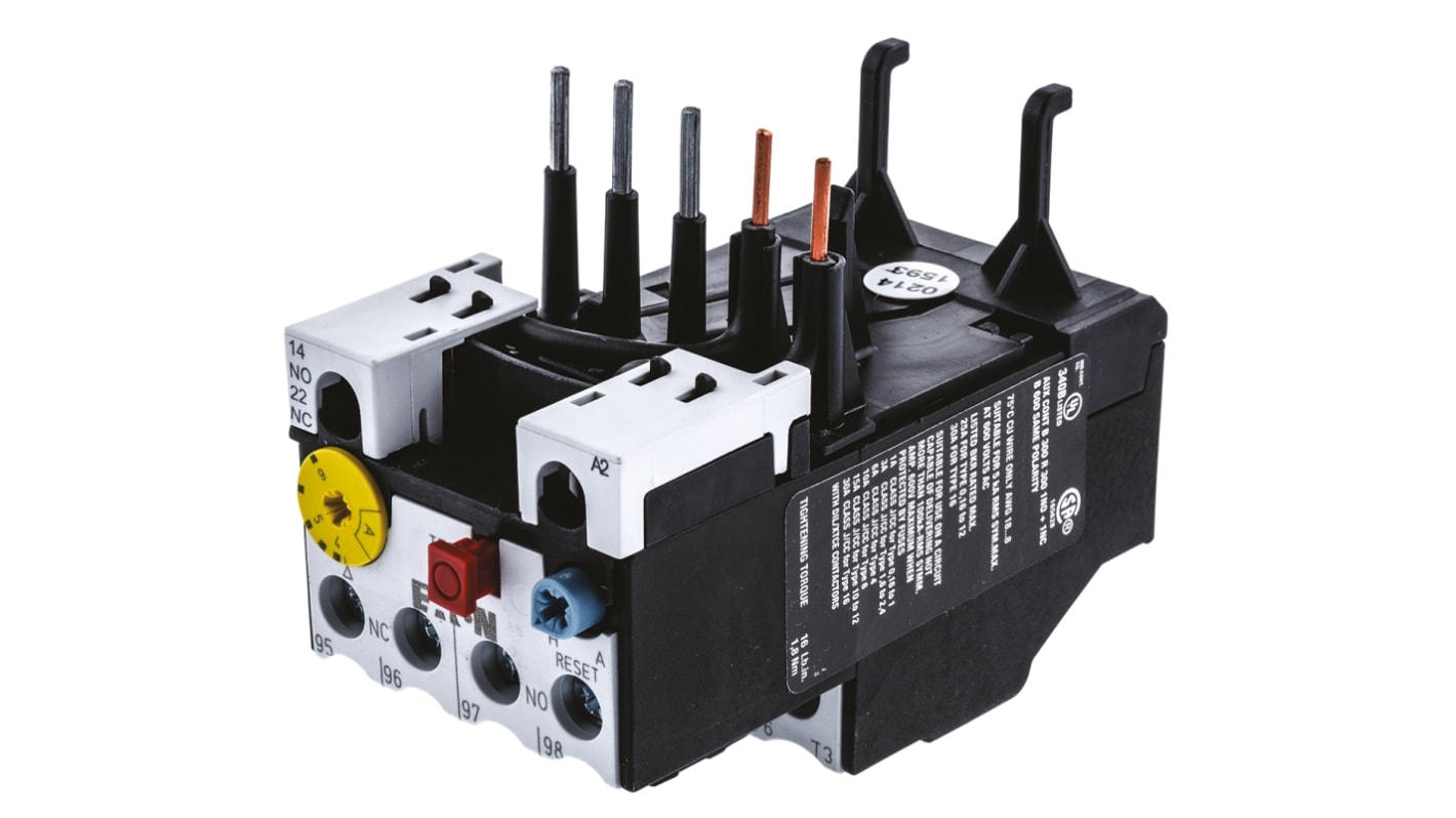 Eaton サーマルリレー, 4 → 6 A, 500 V ac, 6 W