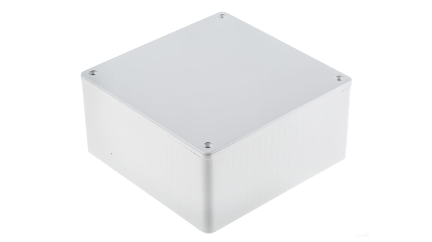 Hammond 1591 Series Grey Flame Retardant ABS Enclosure, IP54, Grey Lid, 120 x 120 x 59mm