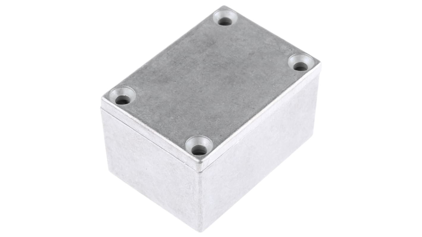 Hammond 1590 Series Natural Die Cast Aluminium Enclosure, IP65, Natural Lid, 53 x 38 x 31mm
