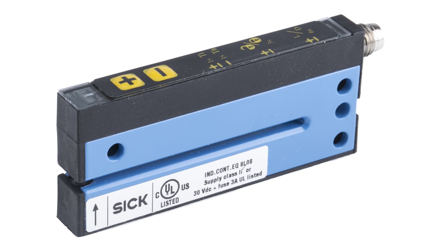 Rs-Online Sensore fotoelettrico a forcella SICK a fascio diretto rilevamento 2 mm uscita PNP