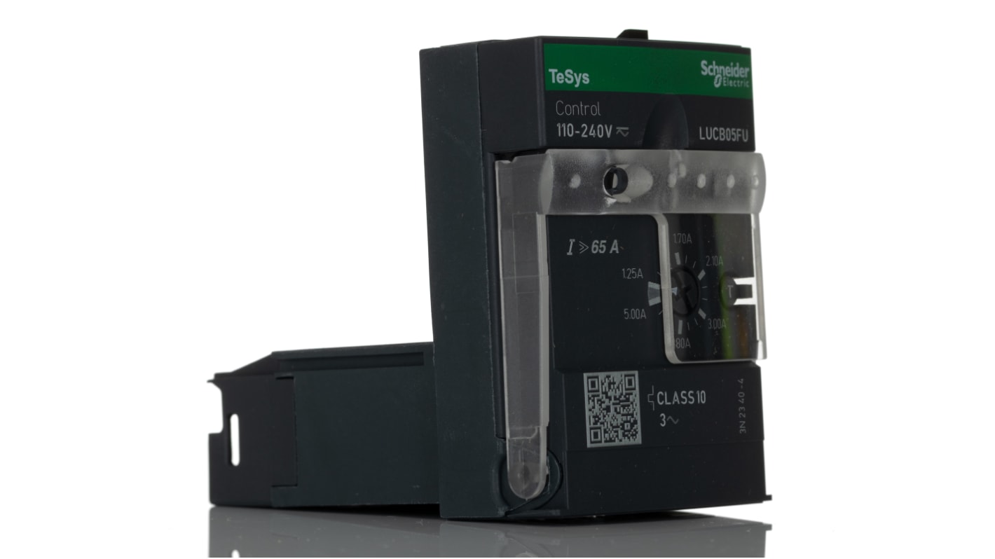 Schneider Electric TeSys Advanced Motor Starter, 1.5 kW, 240 V ac, 3 Phase, IP20, IP40, 1.25 → 5 A