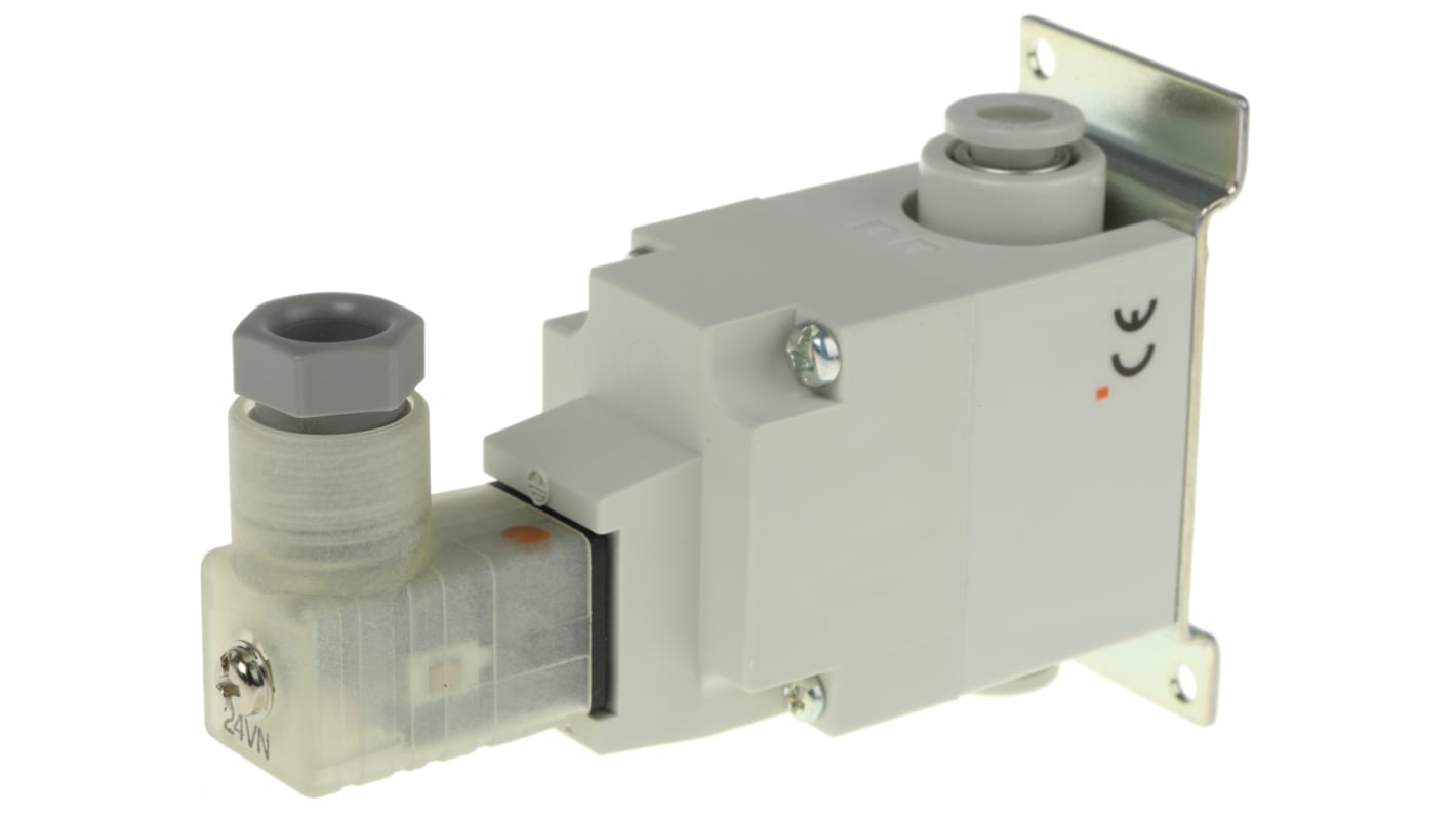 SMC 2/2 Pneumatic Solenoid Valve - Pilot/Spring VQ20 Series 24V dc