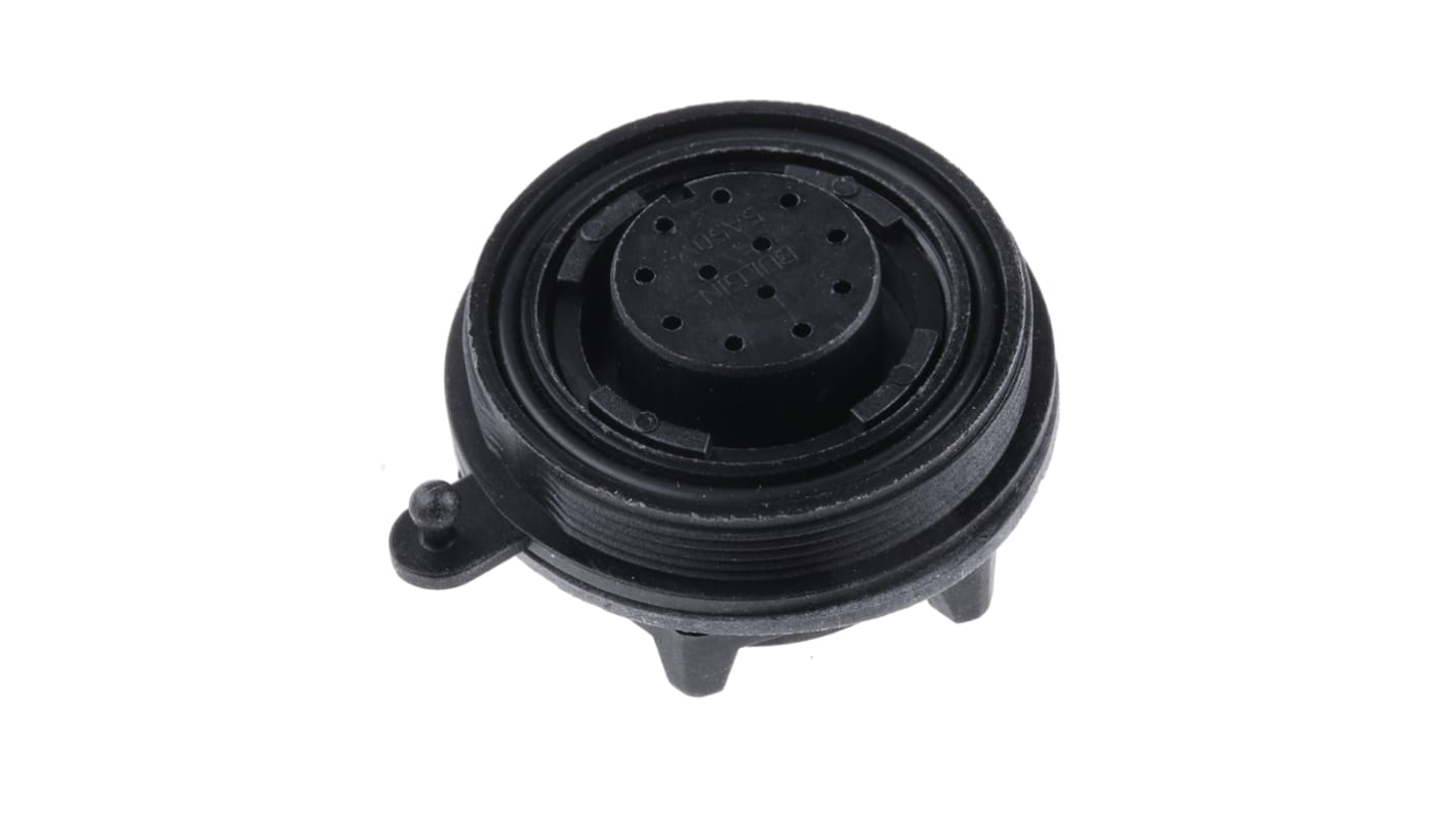 Connettore circolare Bulgin, femmina, serie Standard Buccaneer, Standard, 12 poli, Montaggio a pannello