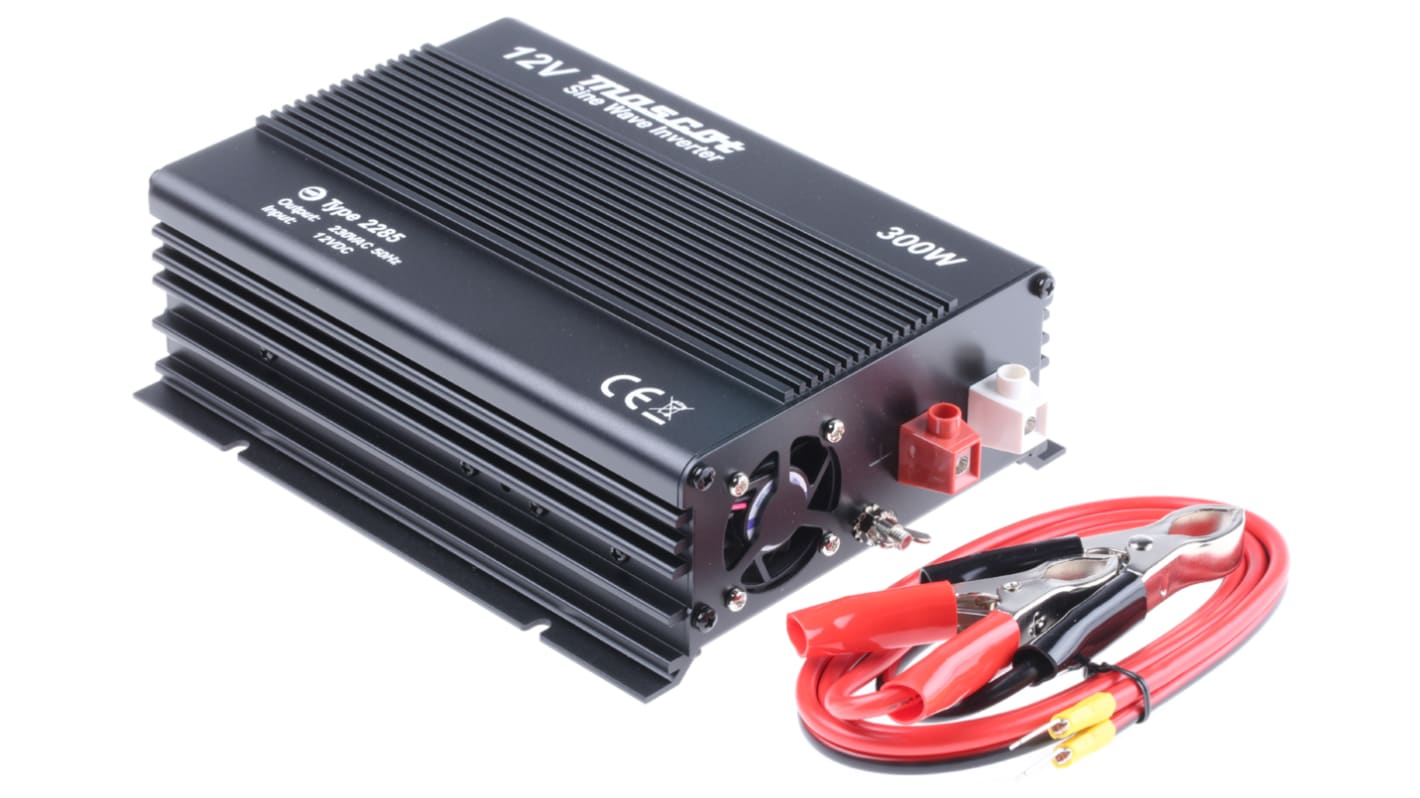 Mascot Pure Sine Wave 300W Power Inverter, 10 → 15V dc Input, 230V ac Output