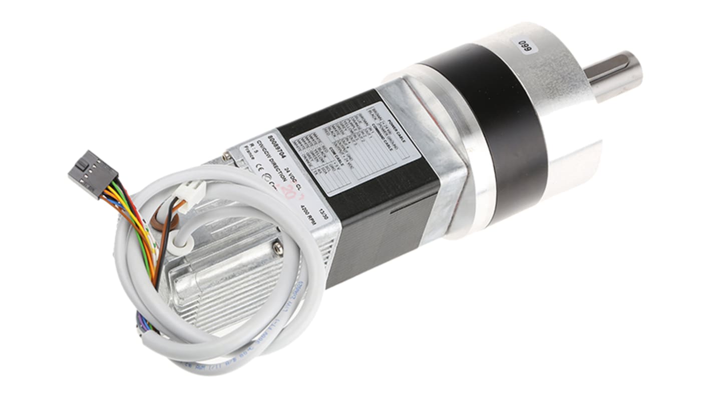 Crouzet, 24 V dc, 1 Nm, Brushless DC Geared Motor, Output Speed 650 rpm