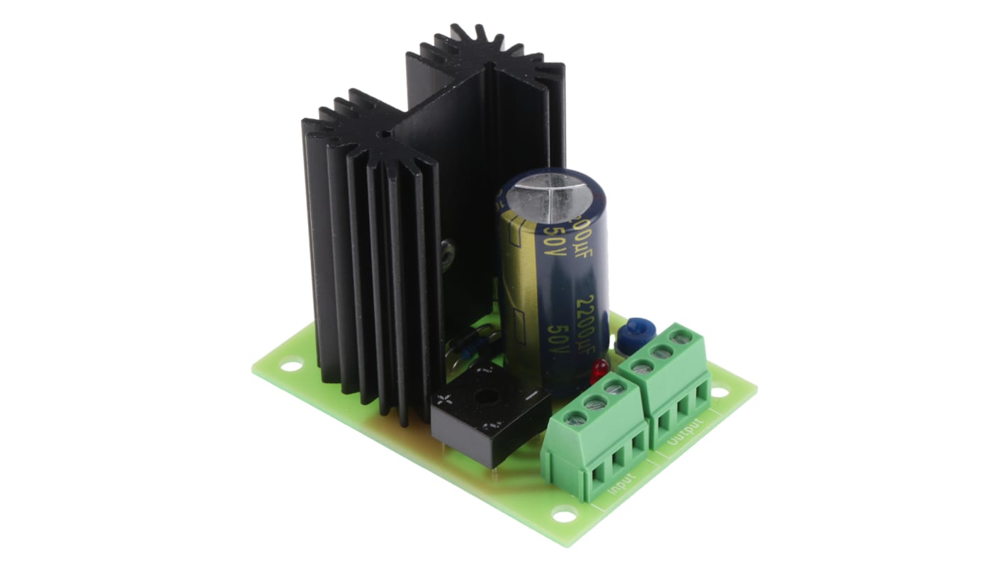 OEP 线性电源, 3.5 → 27 V ac, 3.5 → 28 V dc输入, 1.25 → 24V 直流输出, 1A输出, 1路输出