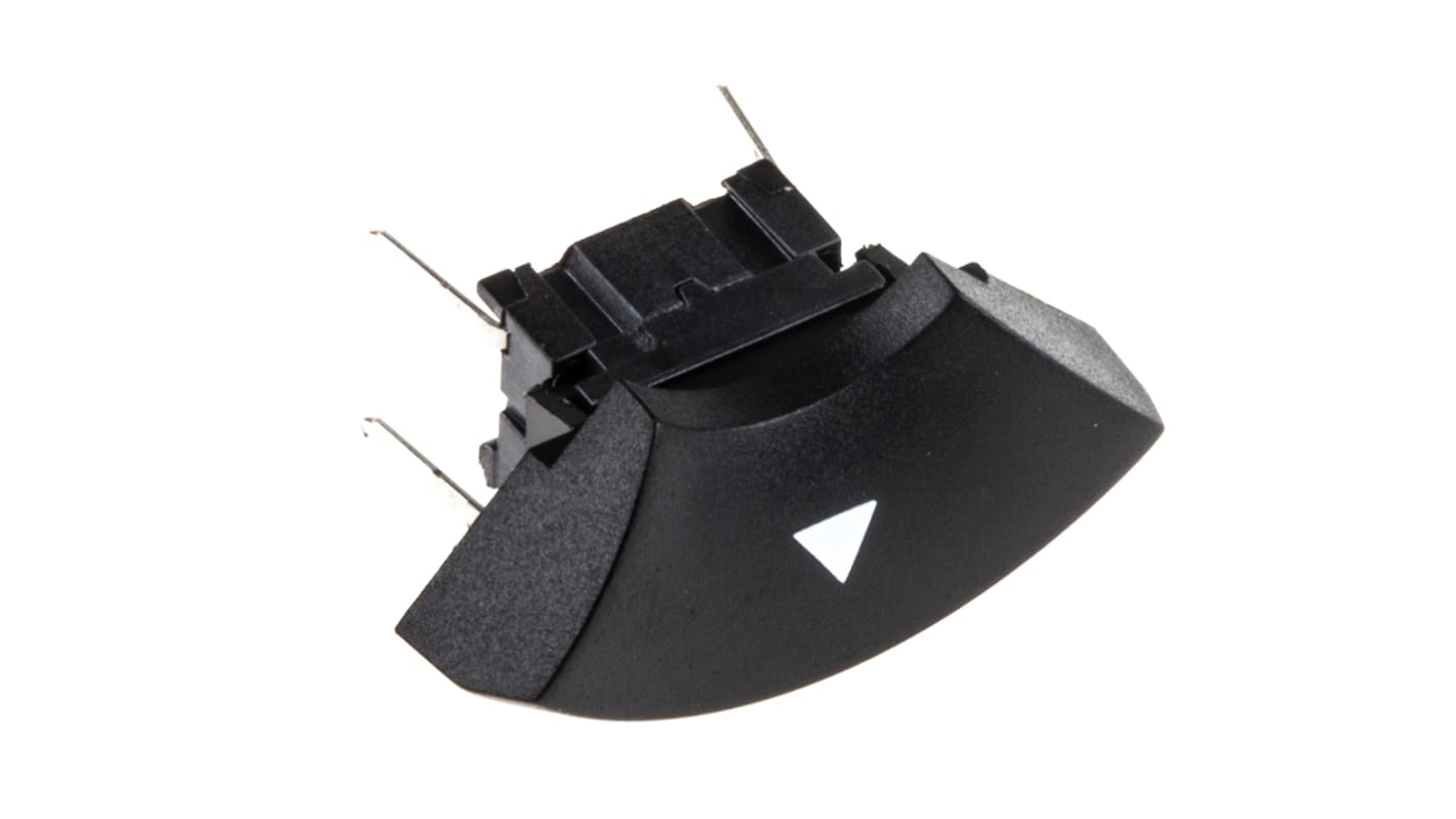 MEC IP67 Black Tactile Switch, SPST 50 mA @ 24 V dc