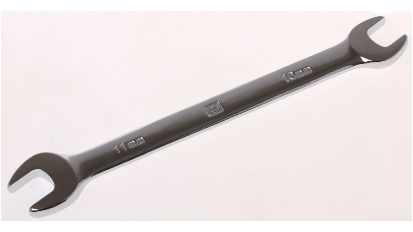 RS PRO Double Ended Open Spanner, 10mm, Metric, Double Ended