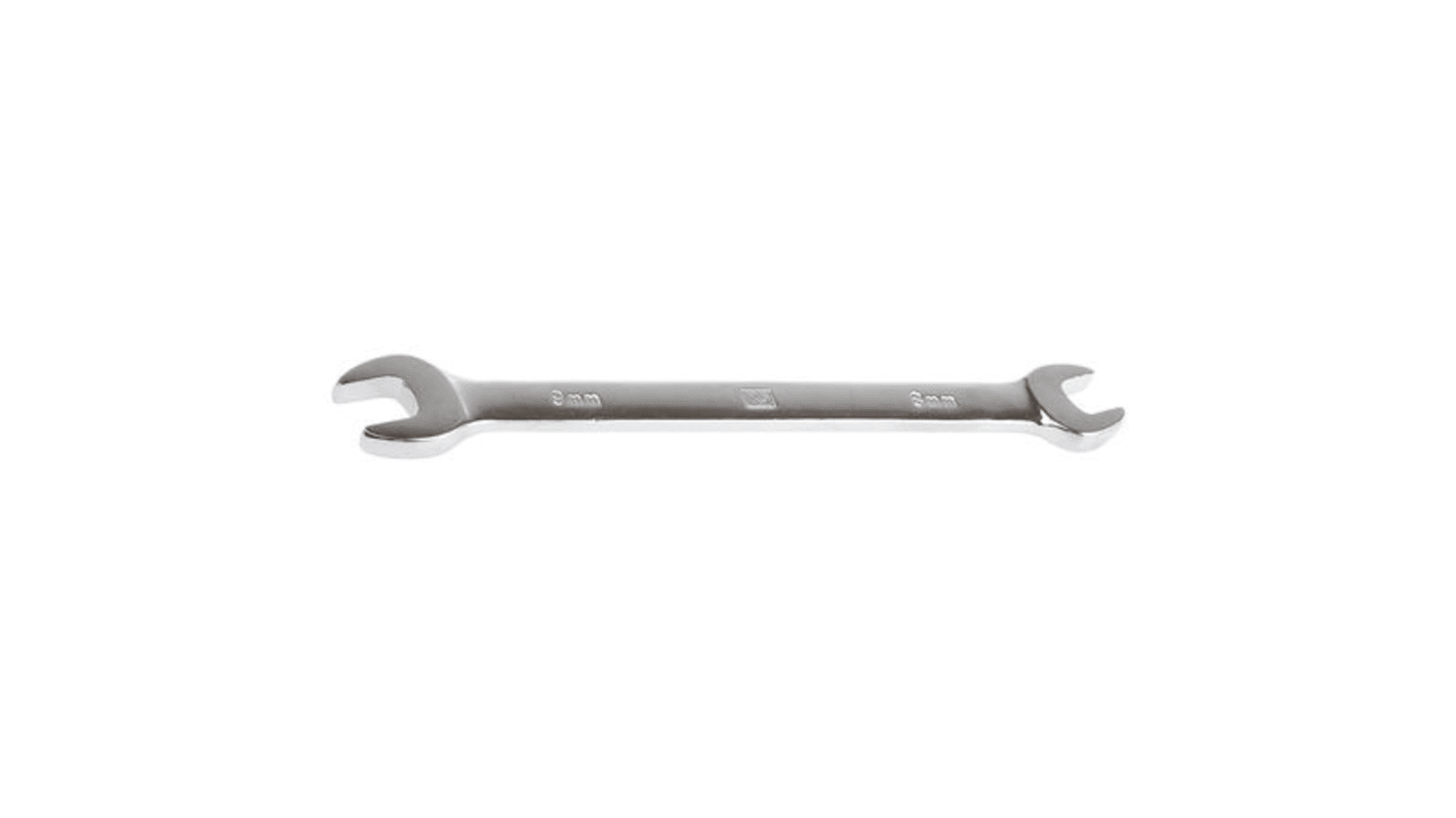 RS PRO Double Ended Open Spanner, 8mm, Metric, Double Ended