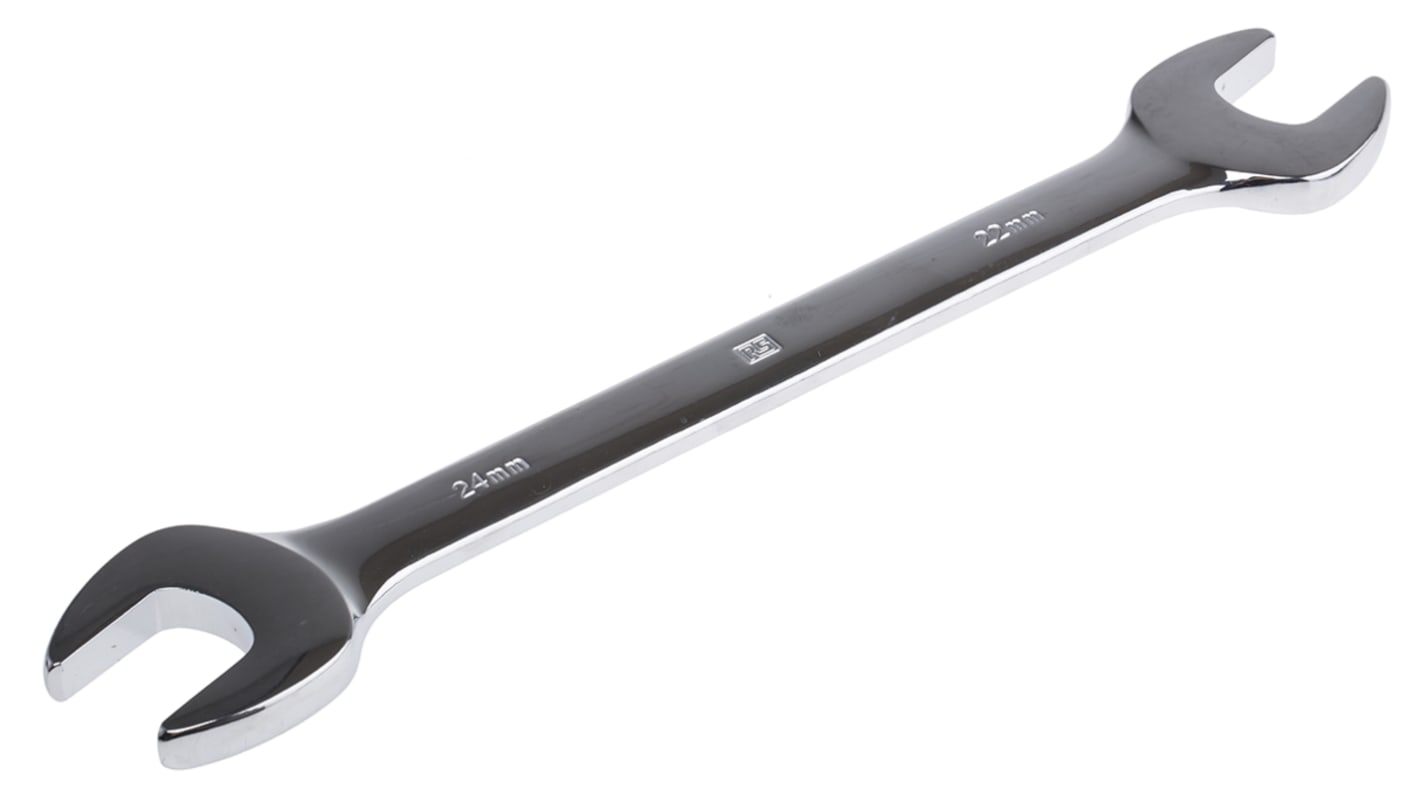 RS PRO Double Ended Open Spanner, 22mm, Metric, Double Ended