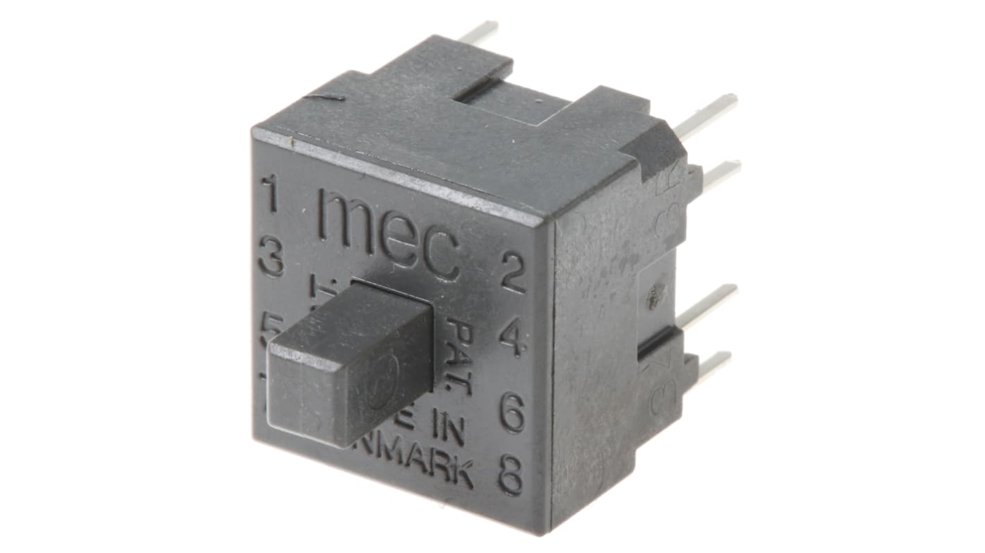 MEC Push Button Switch, Momentary, DPDT