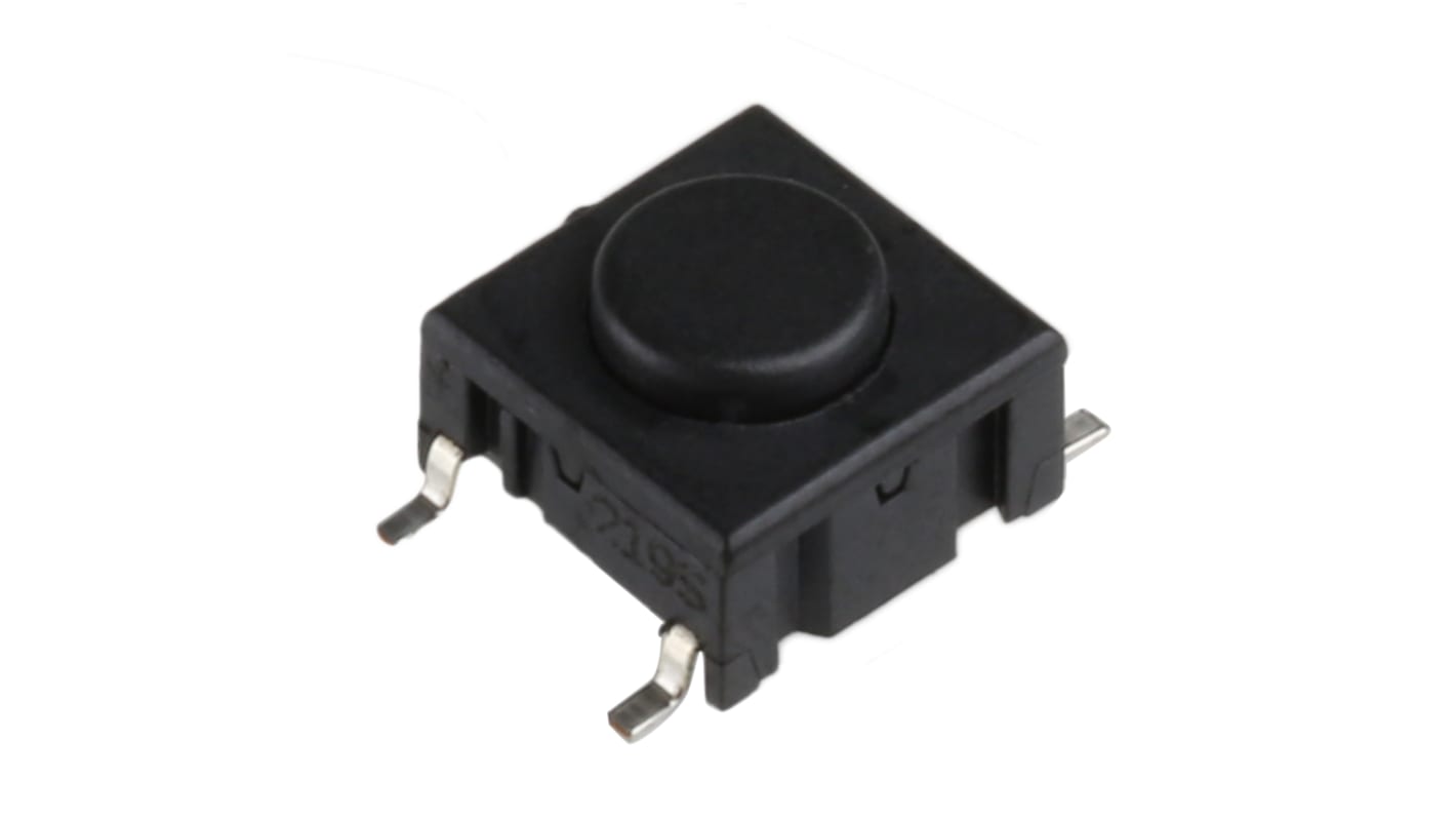 MEC IP67 Button Tactile Switch, SPST 50 mA @ 24 V dc 1.3mm
